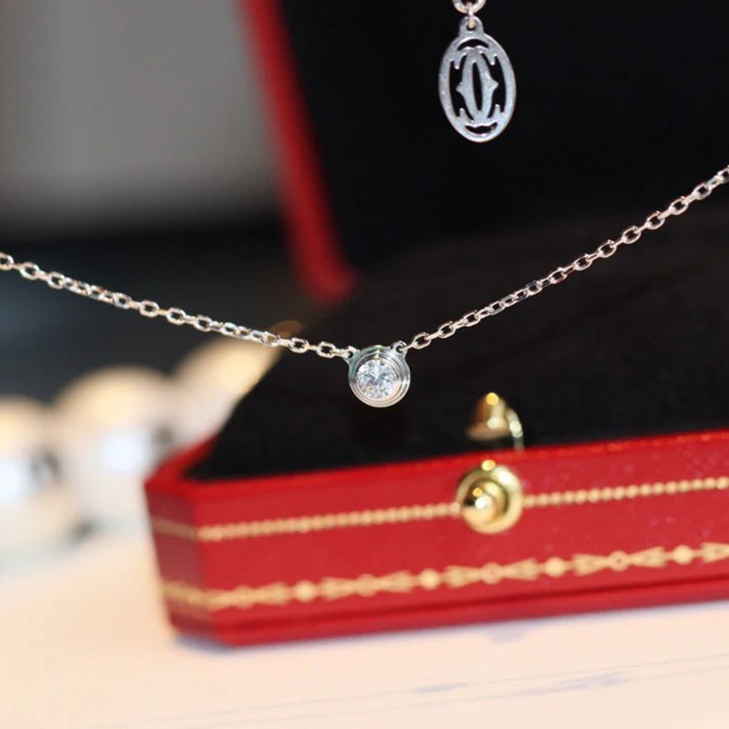 [AURORA]DAMOUR DIAMOND NECKLACE