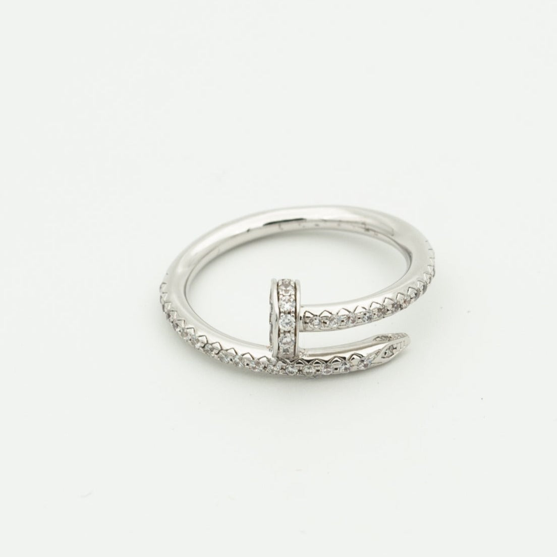 [Aurora]JUSTE RING 1.8MM SILVER DIAMONDS