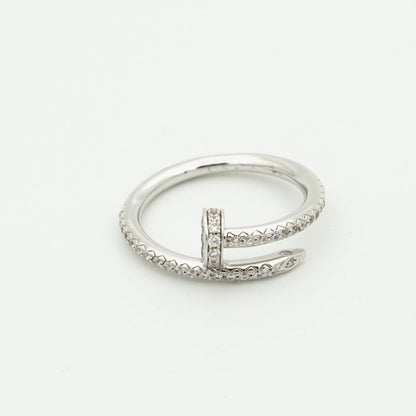 [Aurora]JUSTE RING 1.8MM SILVER DIAMONDS