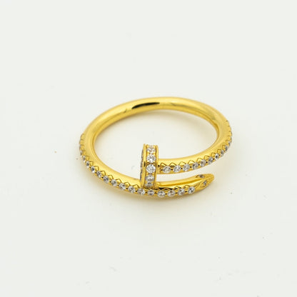 [Aurora]JUSTE RING 1.8MM GOLD DIAMONDS