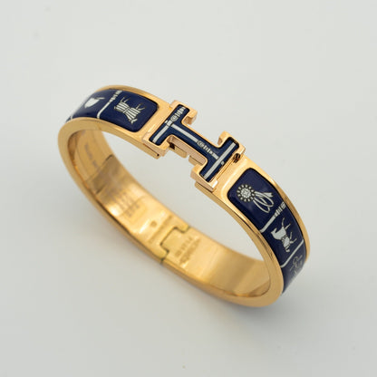 [AURORA]H BRACELET BLUE CERAMIC