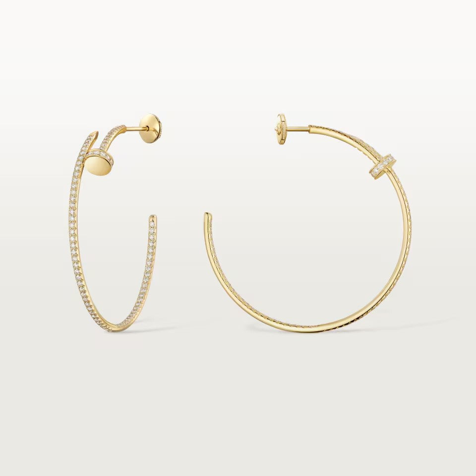 [AURORA]JUSTE FULL DIAMOND LARGE EARRINGS
