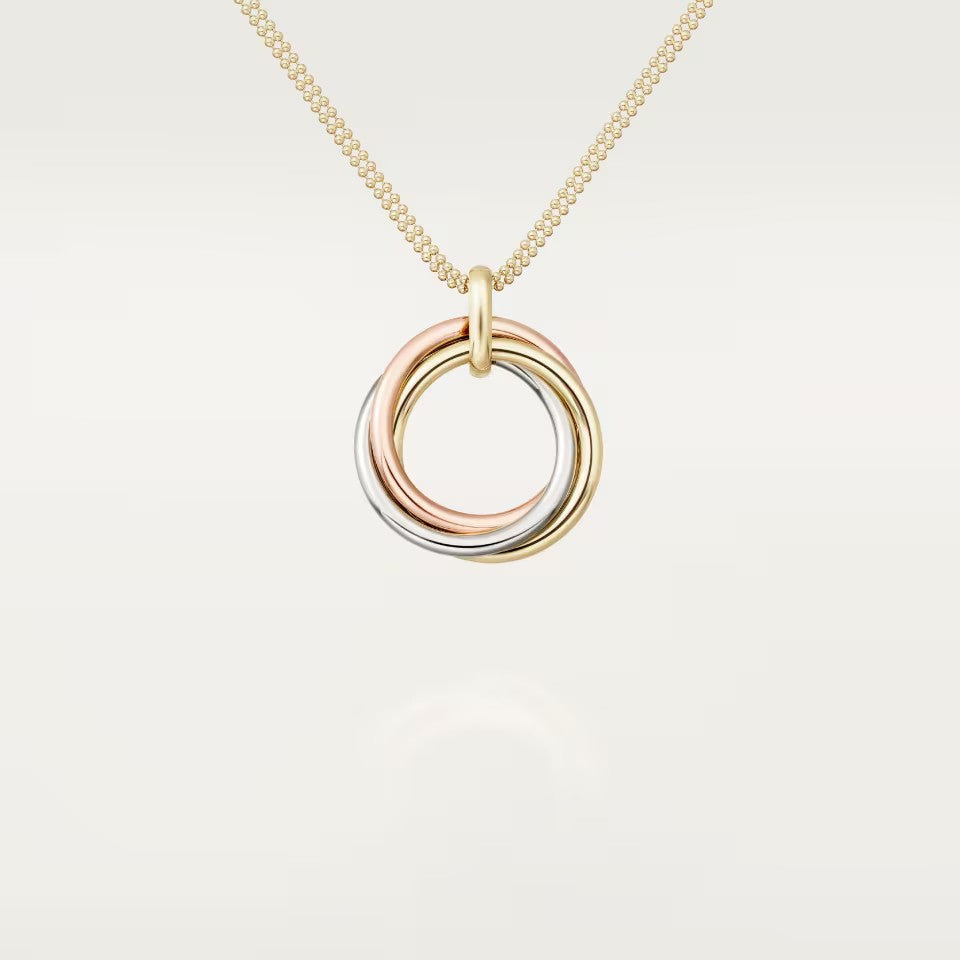 [AURORA]TRINITY LARGE NECKLACE