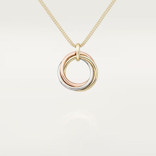 [AURORA]TRINITY LARGE NECKLACE