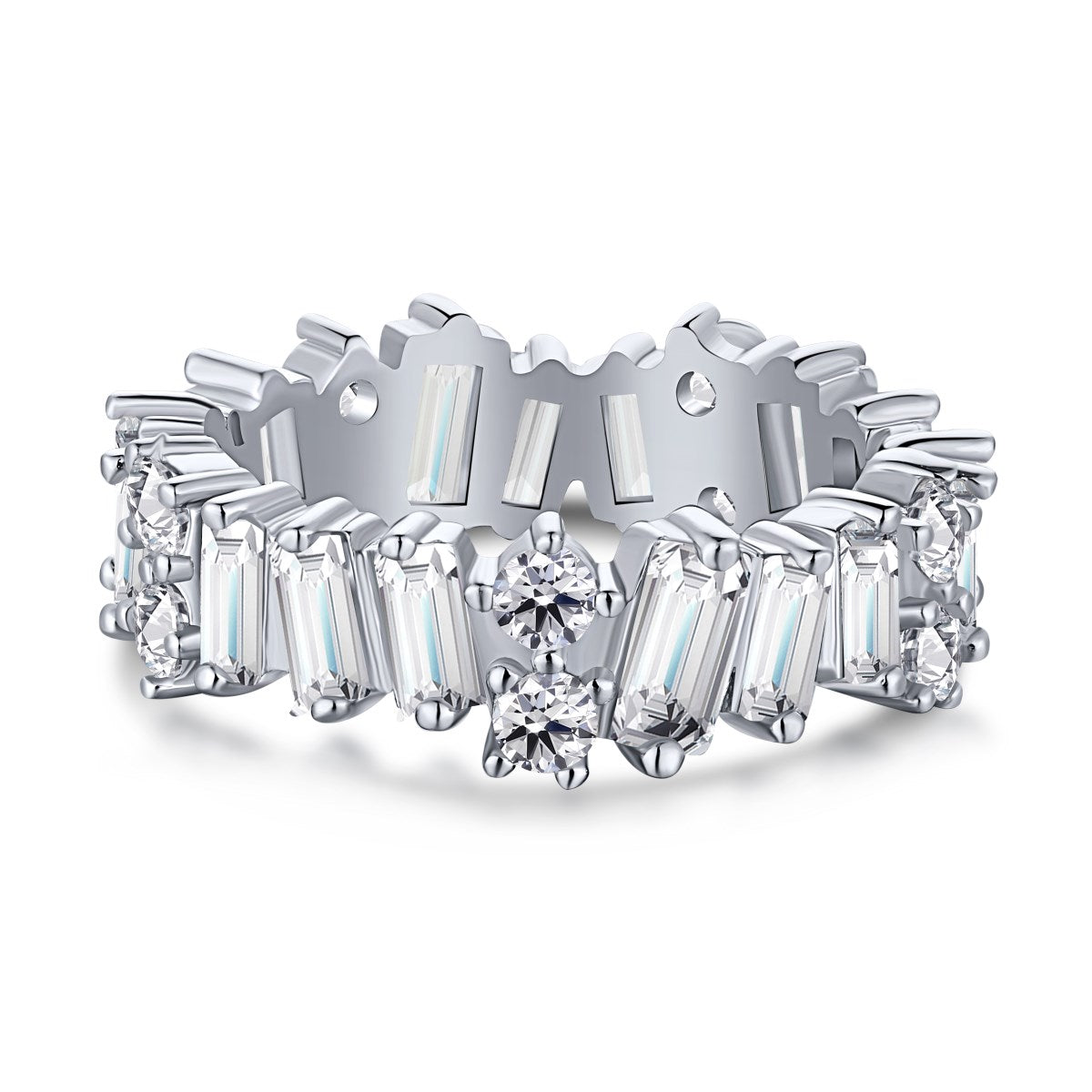 [Aurora]Delicate Multi Shape Tennis Ring