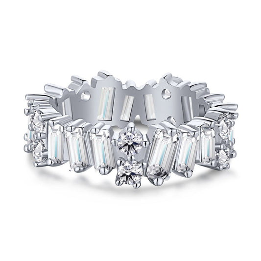 [Aurora]Delicate Multi Shape Tennis Ring