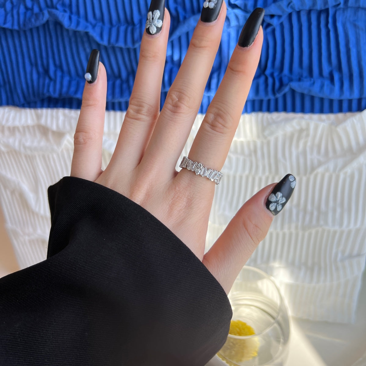 [AURORA]Delicate Multi Shape Tennis Ring