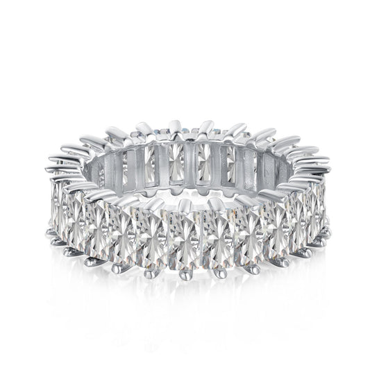 [Aurora]Unique Colorful Radiant Cut RIng