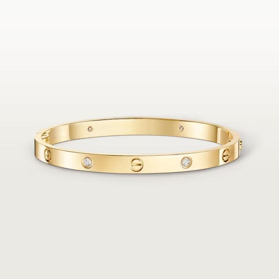 [AURORA]LOVE BRACELET 4.8MM 4 DIAMONDS