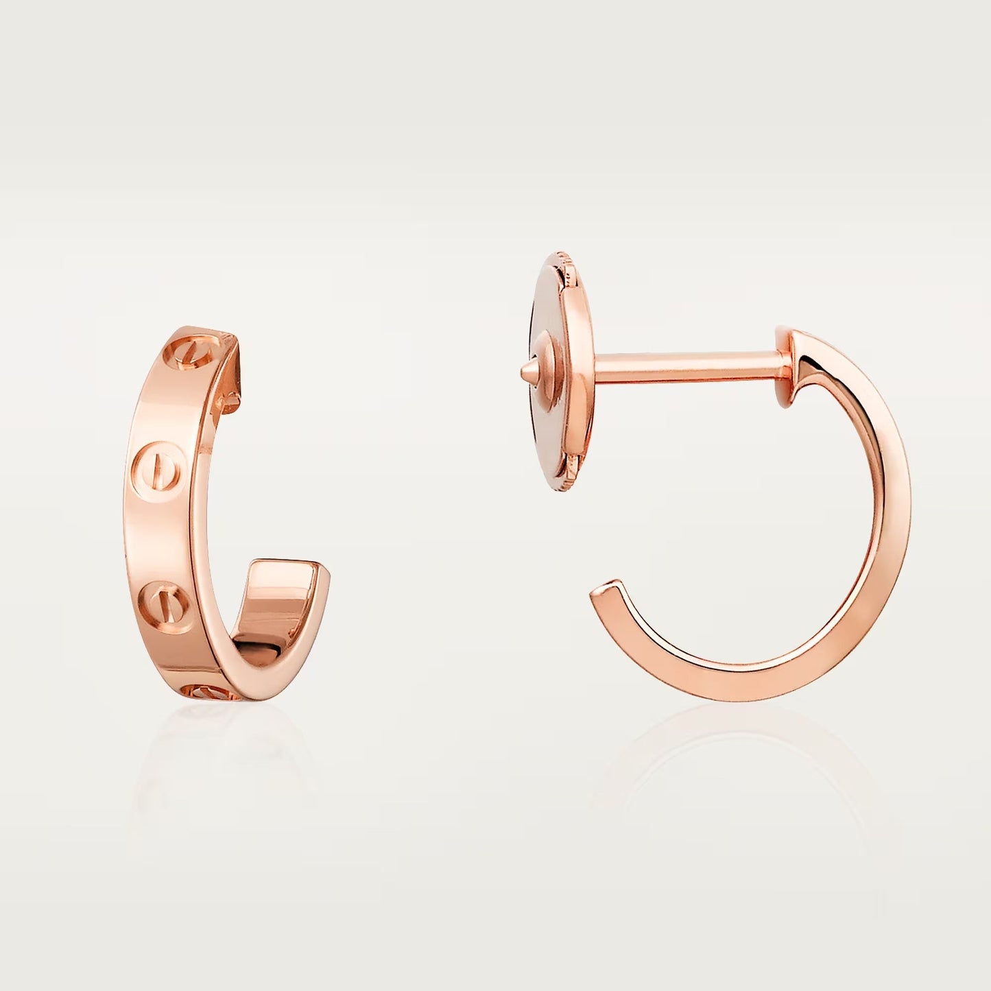 [AURORA]LOVE EARRINGS 2.65 MM NO DIAMOND SMALL