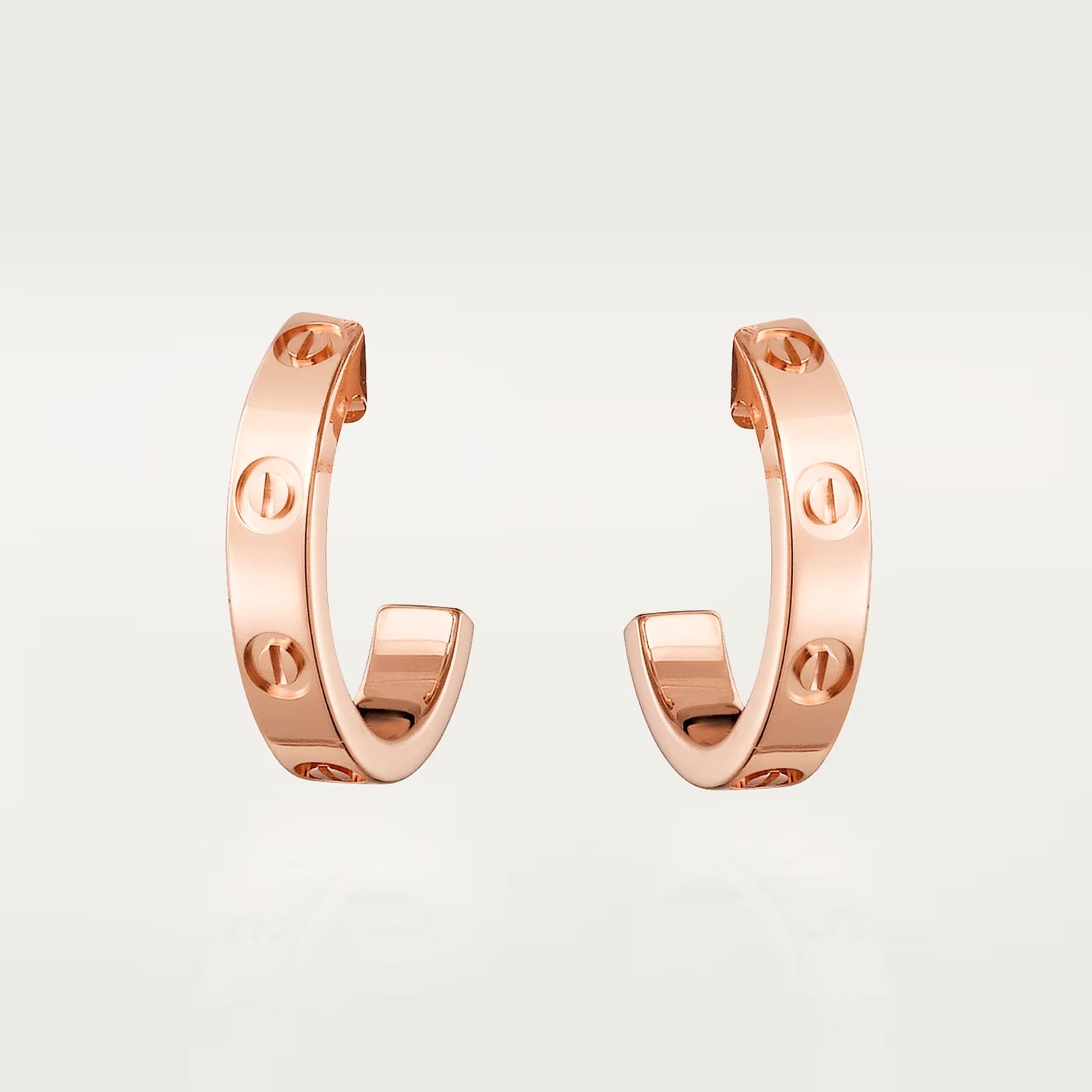 [AURORA]LOVE EARRINGS 2.65 MM NO DIAMOND SMALL