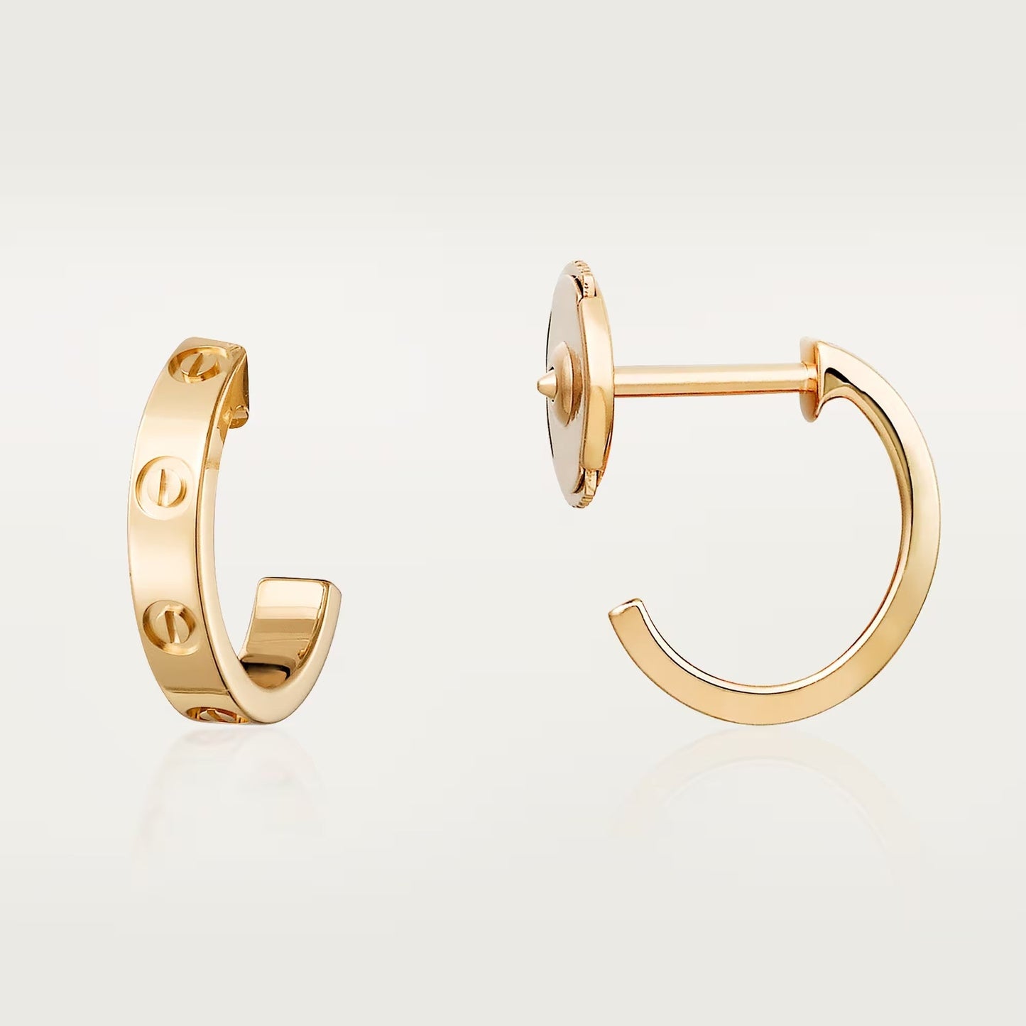 [AURORA]LOVE EARRINGS 2.65 MM NO DIAMOND SMALL