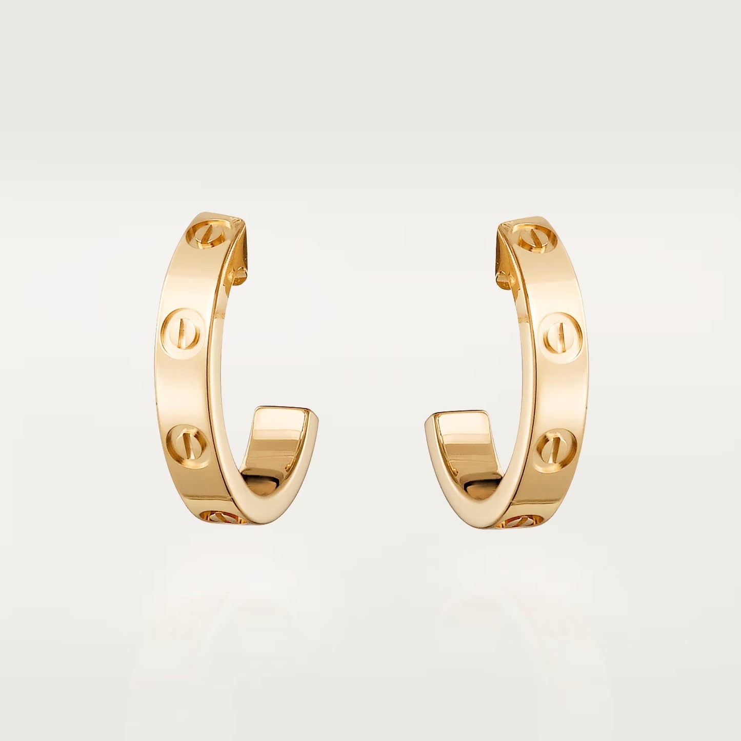 [AURORA]LOVE EARRINGS 2.65 MM NO DIAMOND SMALL