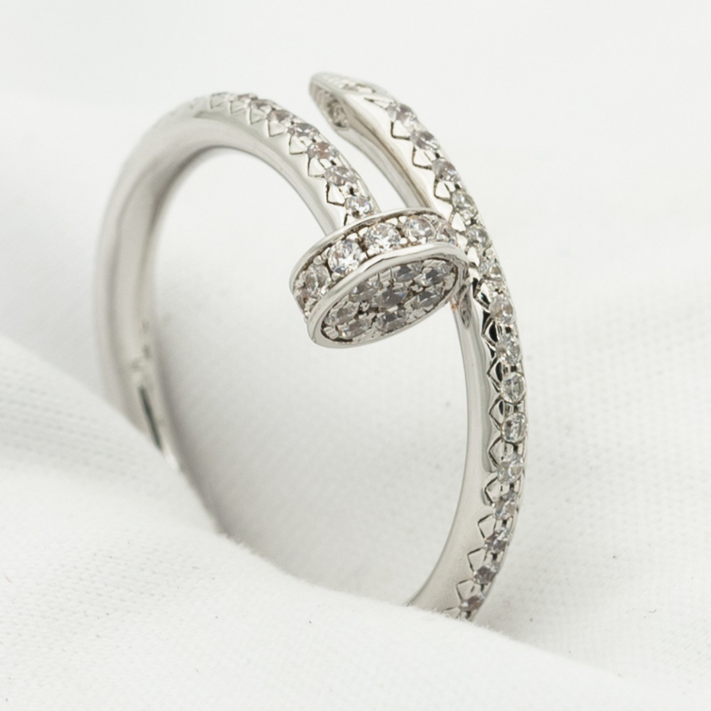 [Aurora]JUSTE RING 1.8MM SILVER DIAMONDS