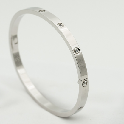 [オーロラ]ラブブレスレット 3.65mm 10ダイヤモンド