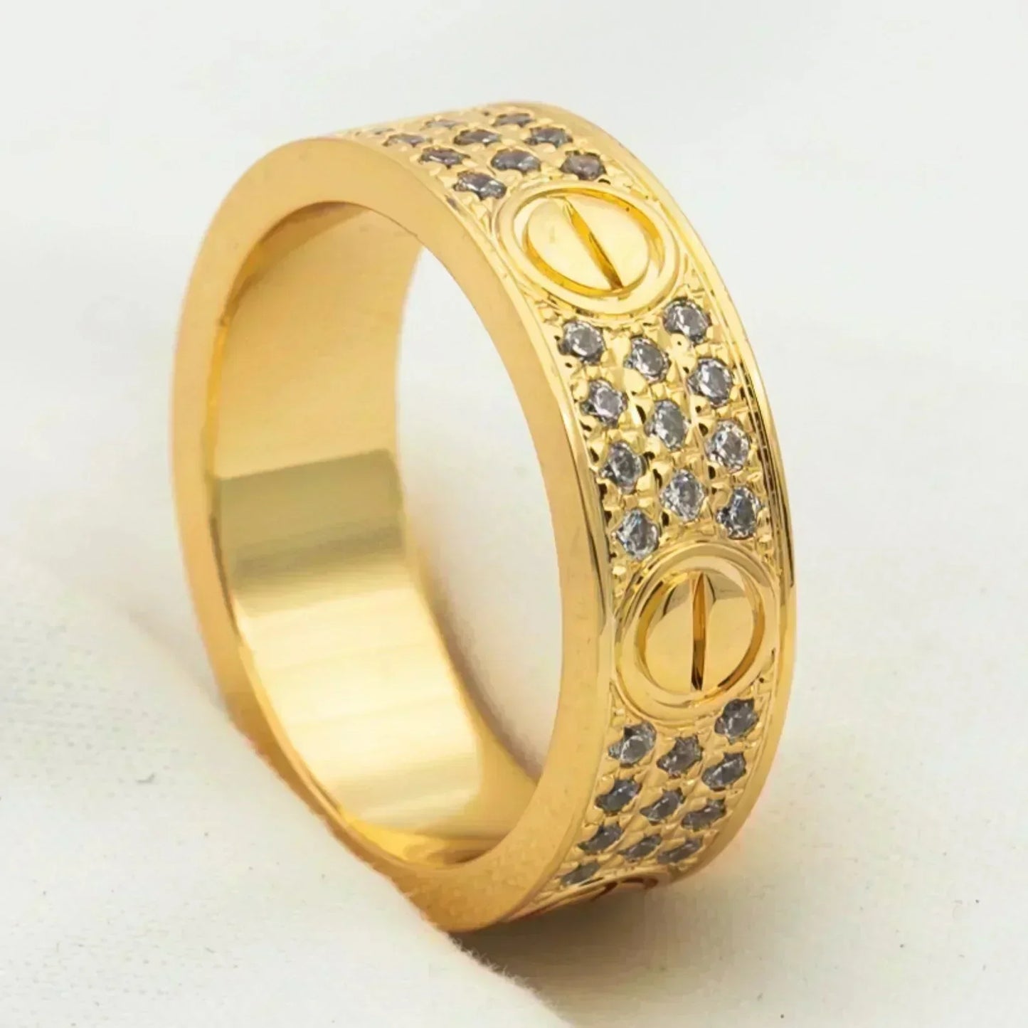 [AURORA]ラブリング 5.5mm ダイヤモンドパヴェ