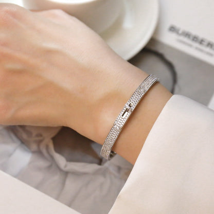 [Aurora]KELLY BRACELET DIAMOND PAVED