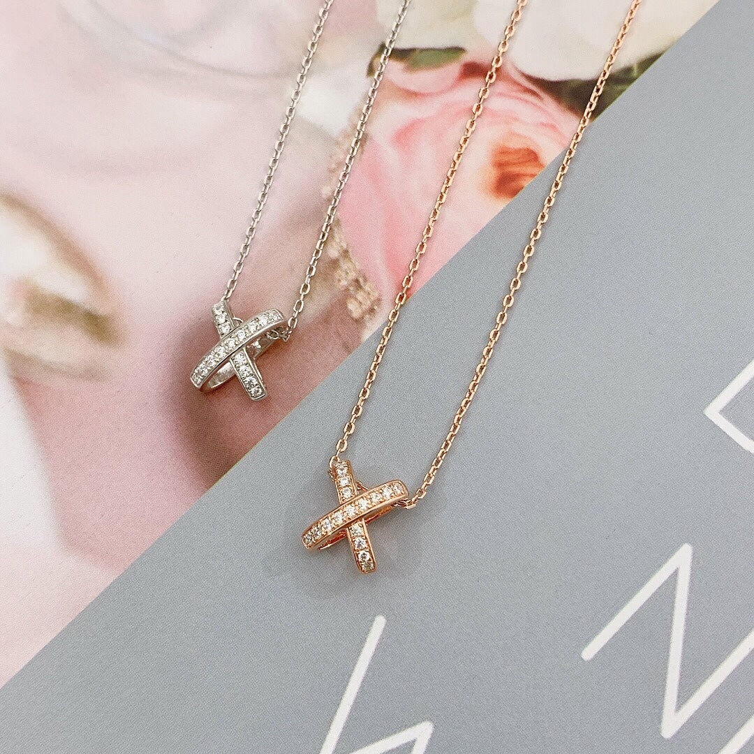 [Aurora]JEUX DE DIAMOND NECKLACE