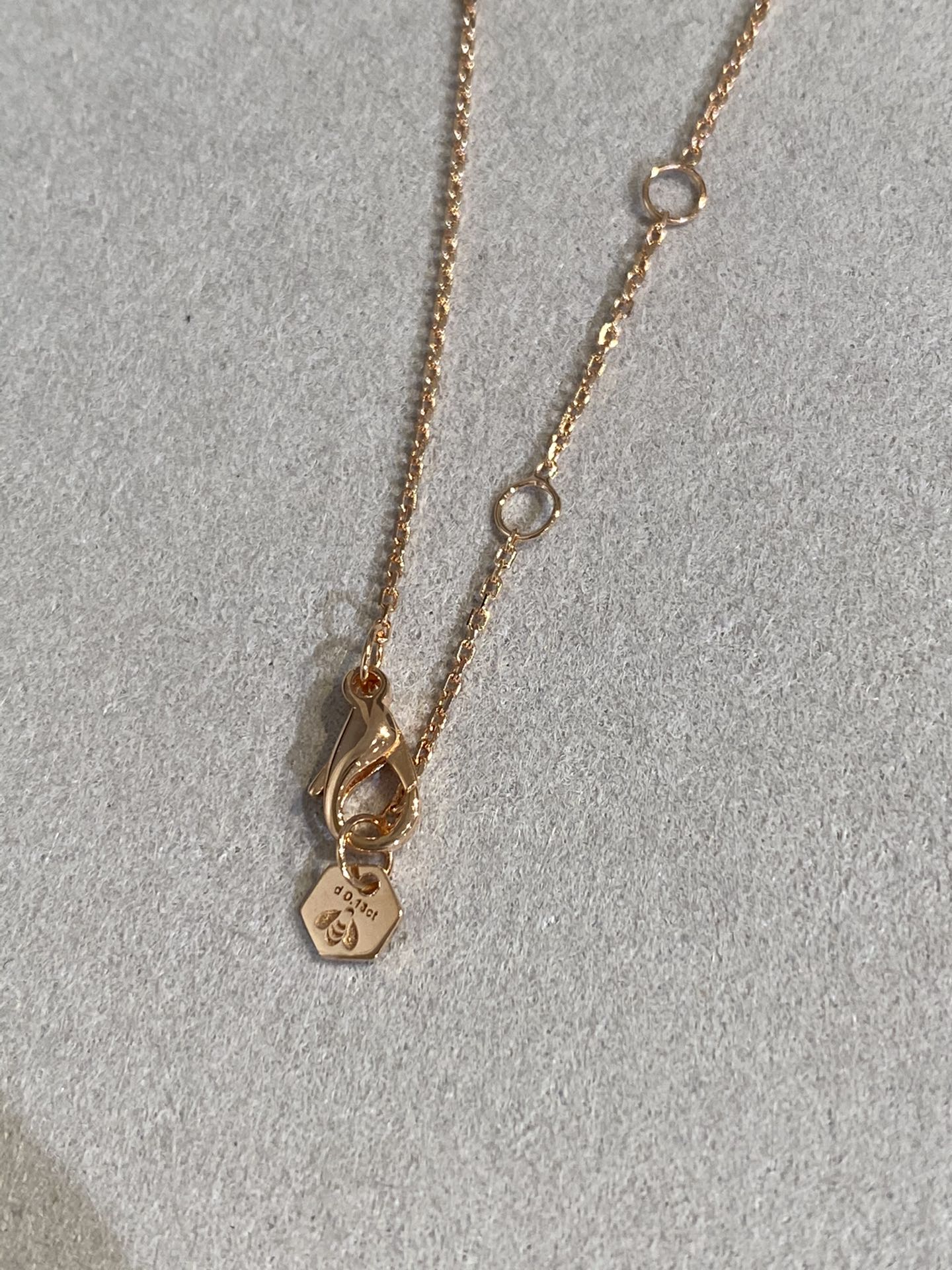 [Aurora]BEE LOVE DIAMOND NECKLACE