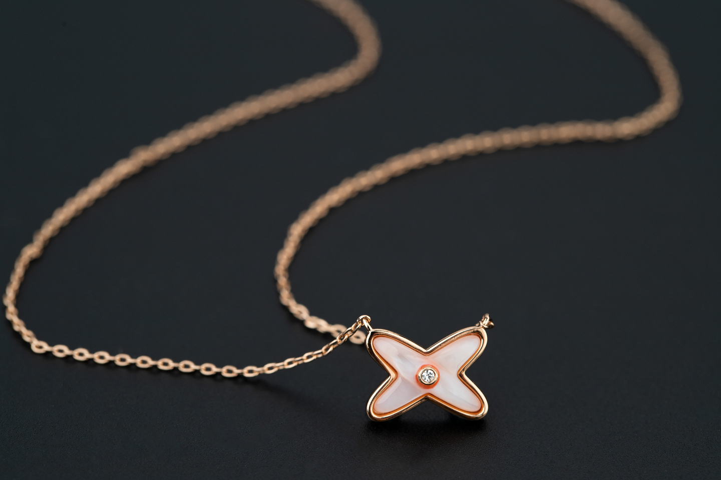 [Aurora]JEUX DE NECKLACE 1 DIAMOND