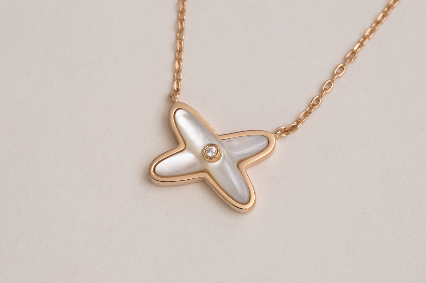 [AURORA]JEUX DE NECKLACE 1 DIAMANT