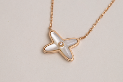 [AURORA]JEUX DE NECKLACE 1 DIAMANT