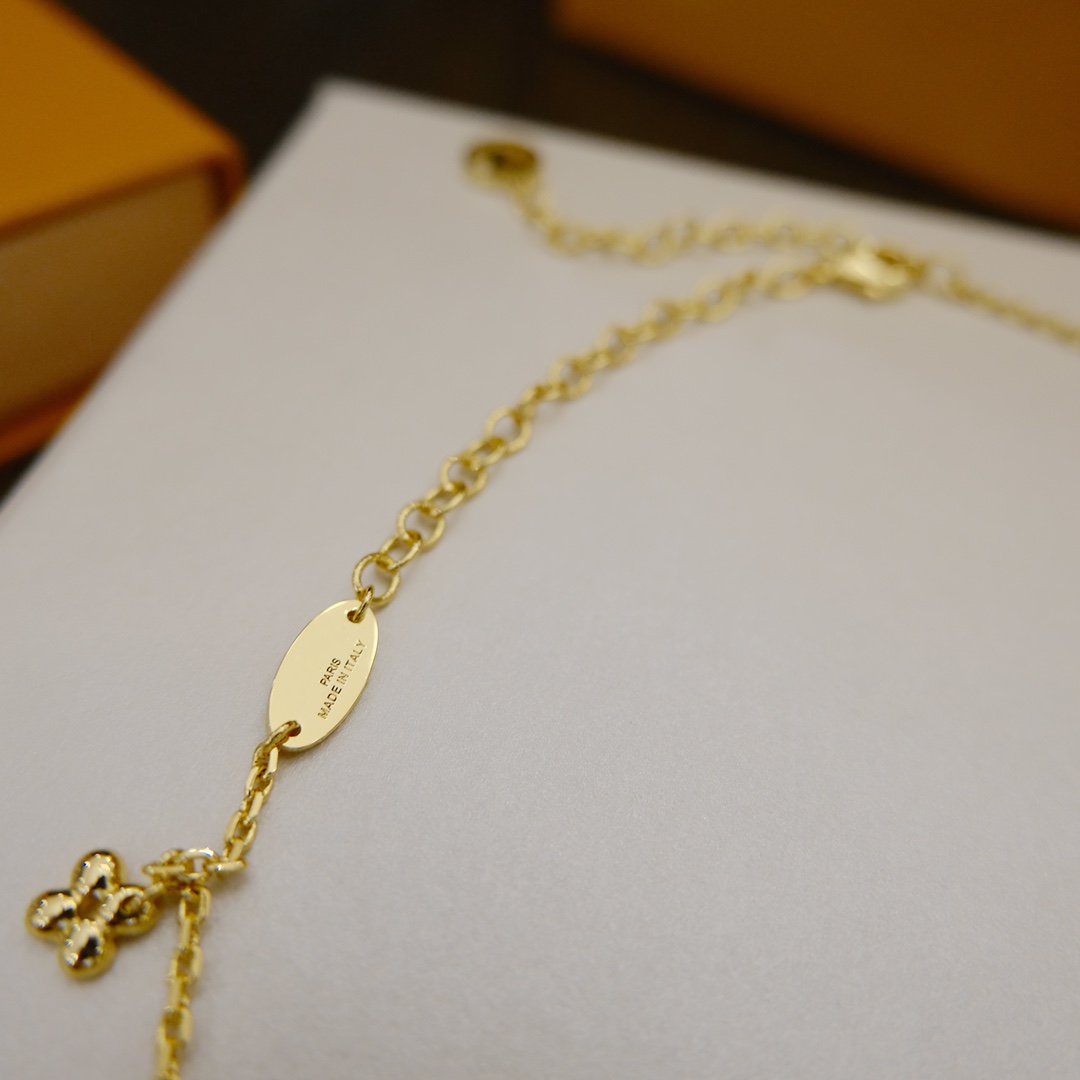 [Aurora]BLOOMING SUPPLE NECKLACE BRASS