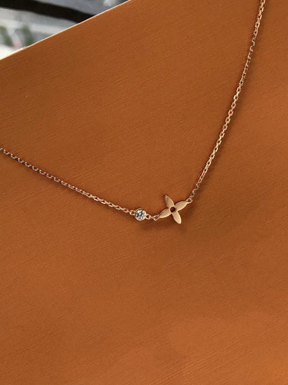 [Aurora]BLOSSOM PENDANT PINK GOLD AND DIAMOND