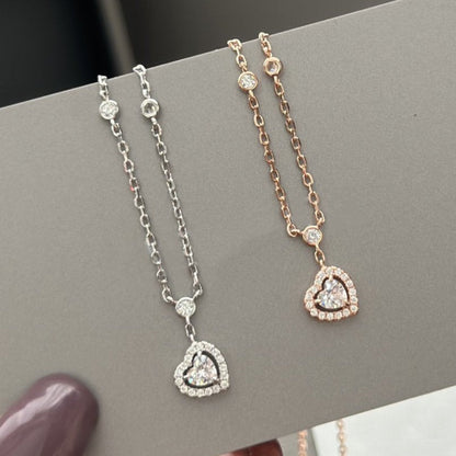 [AURORA]JOY HEART DIAMOND NECKLACE