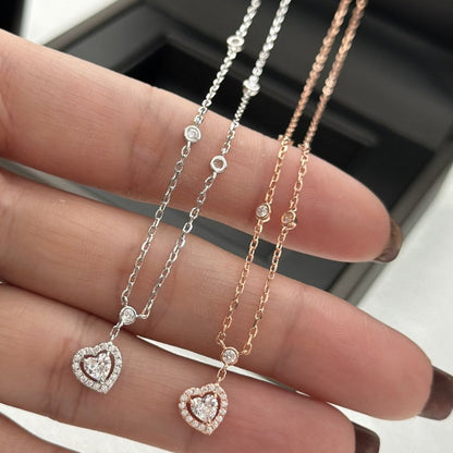 [AURORA]JOY HEART DIAMOND NECKLACE