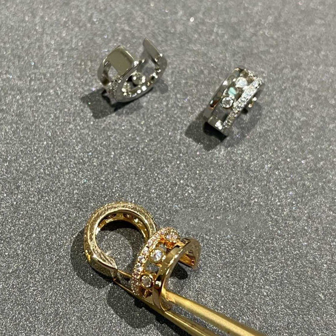 [AURORA]MOVE ROMANE EARRINGS DIAMOND
