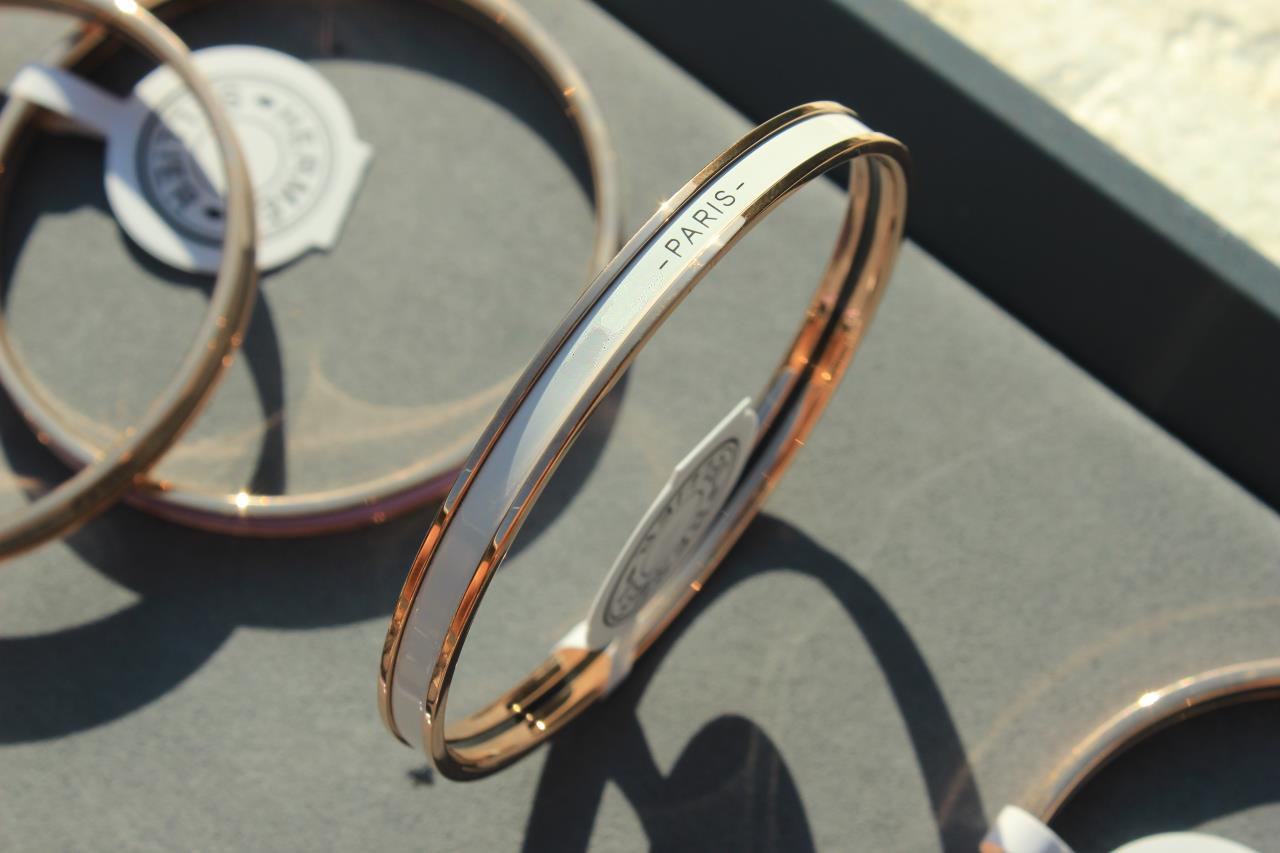 [AURORA]HM UNI BANGLE BAG PINK GOLD