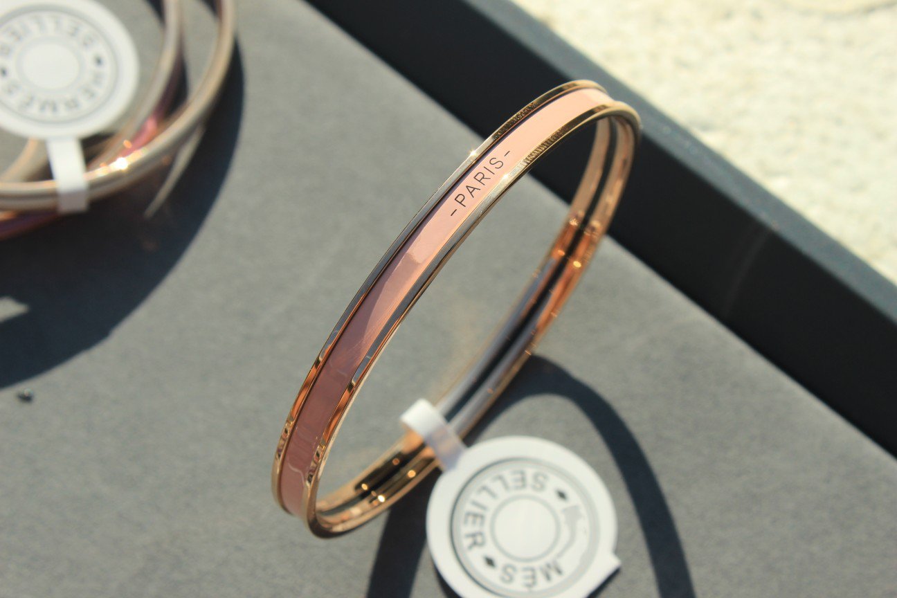 [AURORA]HM UNI BANGLE BAG PINK GOLD