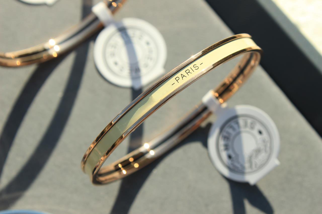 [AURORA]HM UNI BANGLE BAG PINK GOLD