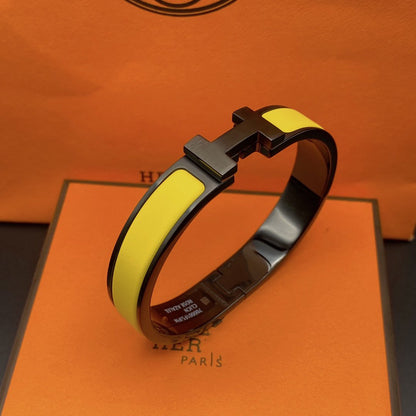 [Aurora]CLIC HM SO BLACK YELLOW BRACELET