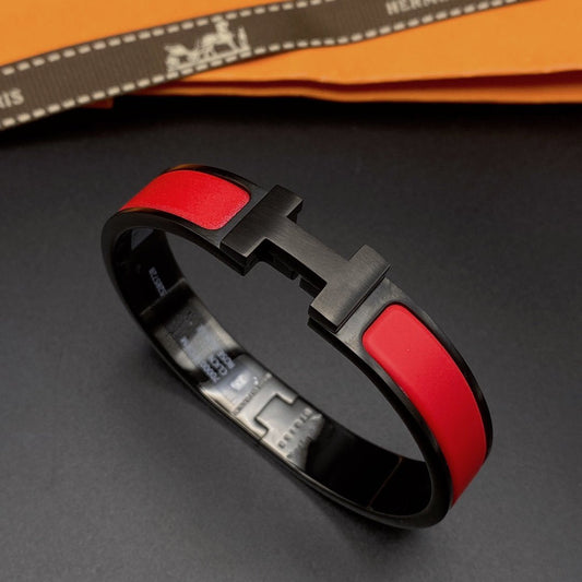 [AURORA]CLIC HM SO BLACK RED BRACELET