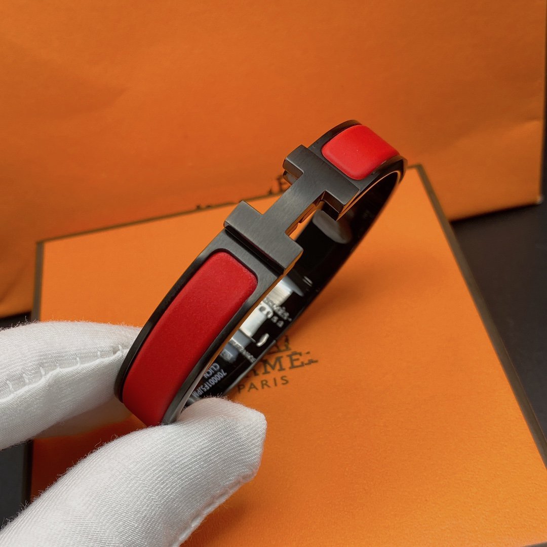 [Aurora]CLIC HM SO BLACK RED BRACELET