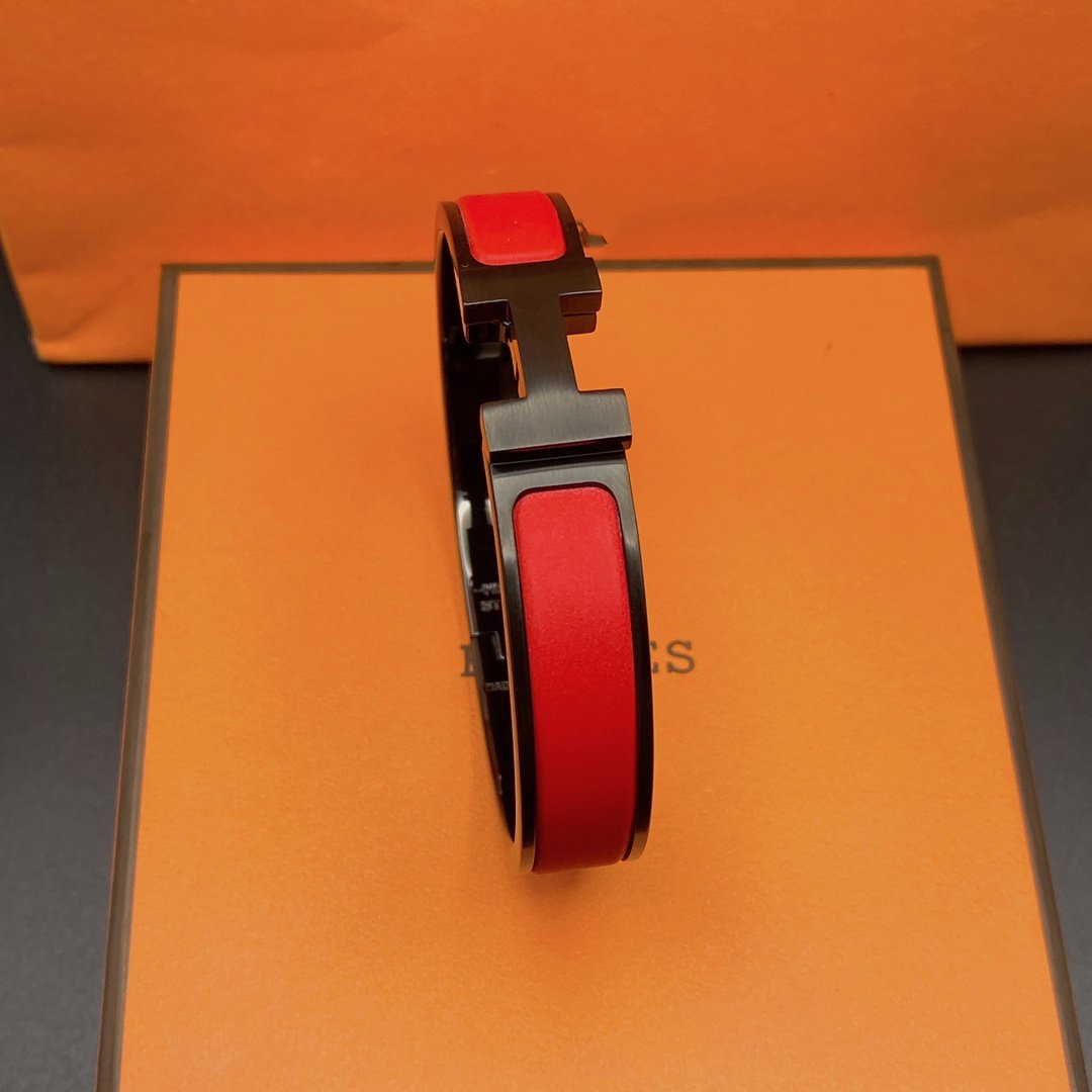 [Aurora]CLIC HM SO BLACK RED BRACELET