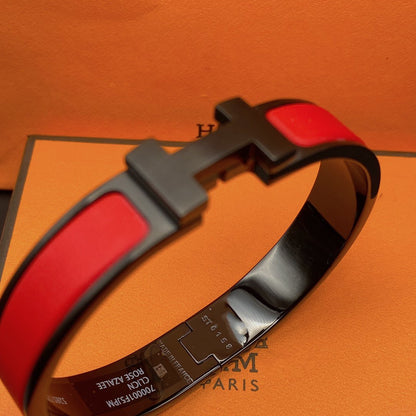 [AURORA]CLIC HM SO BLACK RED BRACELET