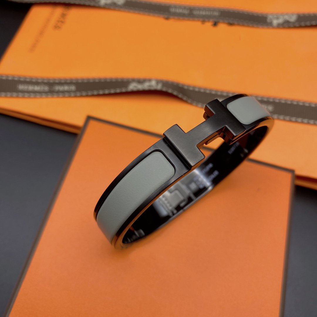 [Aurora]CLIC HM SO BLACK GREY BRACELET