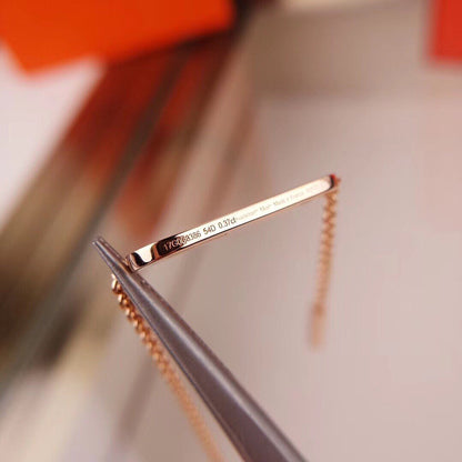 [AURORA]HM FIRE PIG NOSE NECKLACE TRENDY STREET