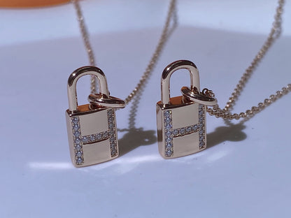 [AURORA]HM ADVANCED NICHE LOCK HEAD NECKLACE DIAMONDS