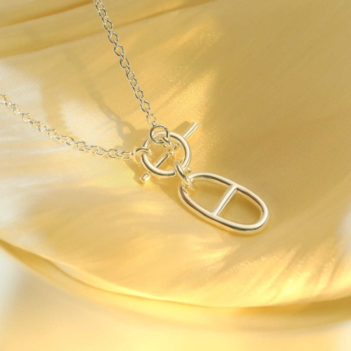 [Aurora]HM CHAINE D'ANCRE PENDANT NECKLACE STERLING SILVER