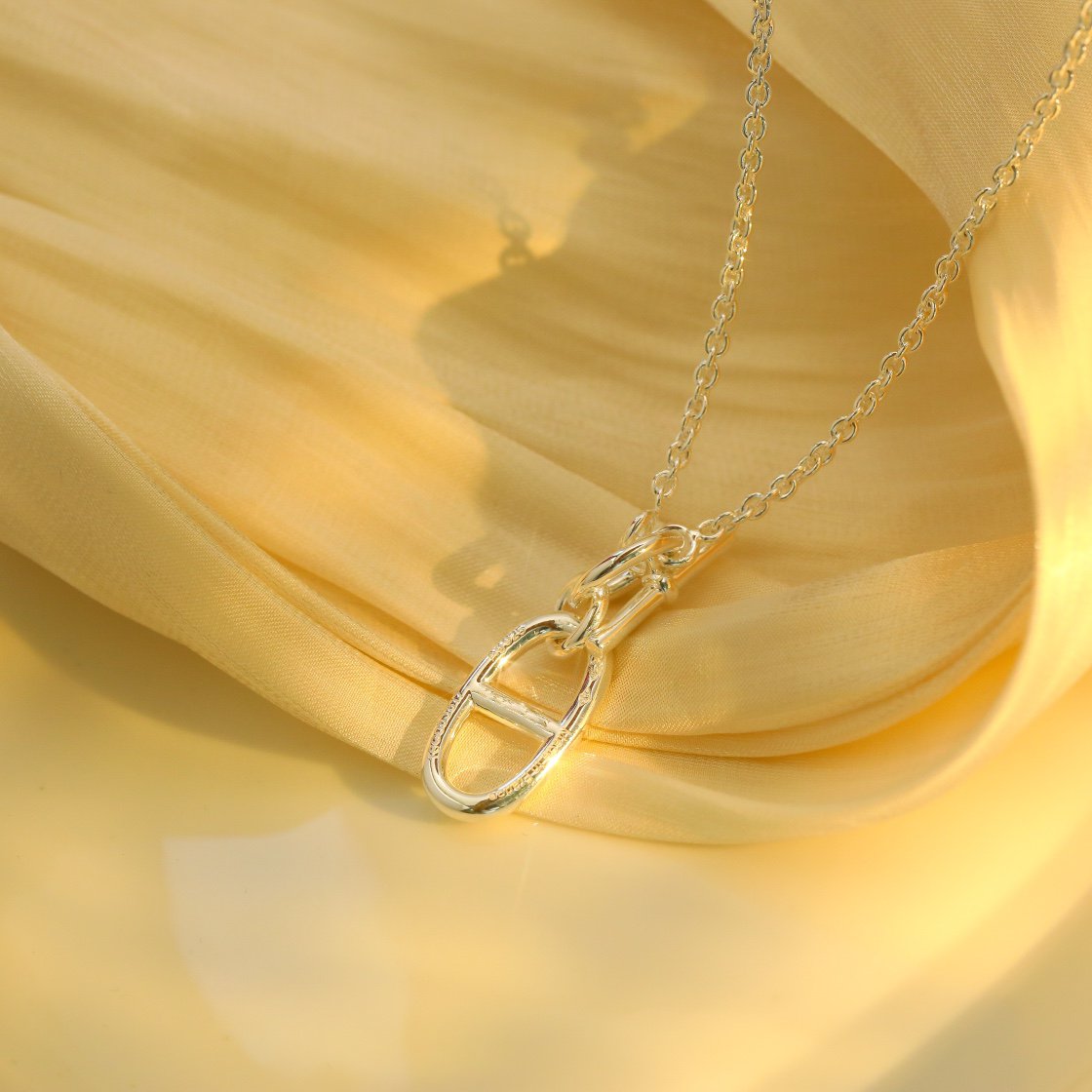 [AURORA]HM CHAINE D'ANCRE PENDANT NECKLACE STERLING SILVER