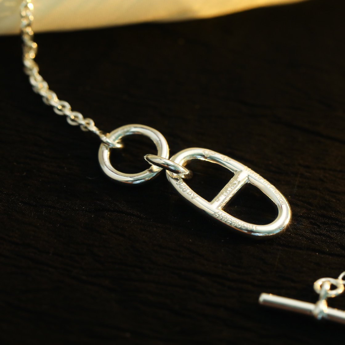 [Aurora]HM CHAINE D'ANCRE PENDANT NECKLACE STERLING SILVER