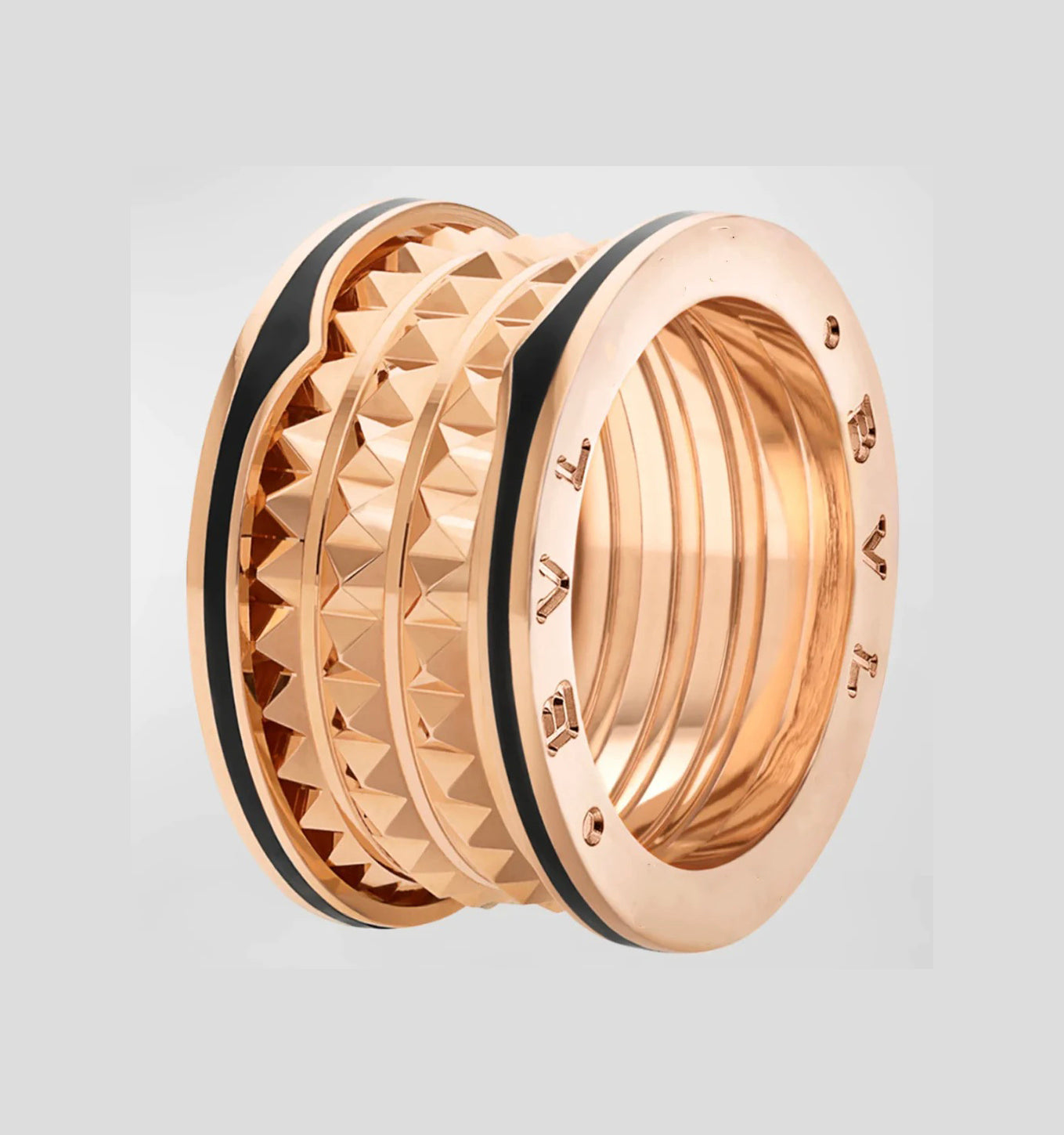 [AURORA]ZERO 1 ROCK SCHWARZE KERAMIK ROSA GOLD GROSSES MODELL