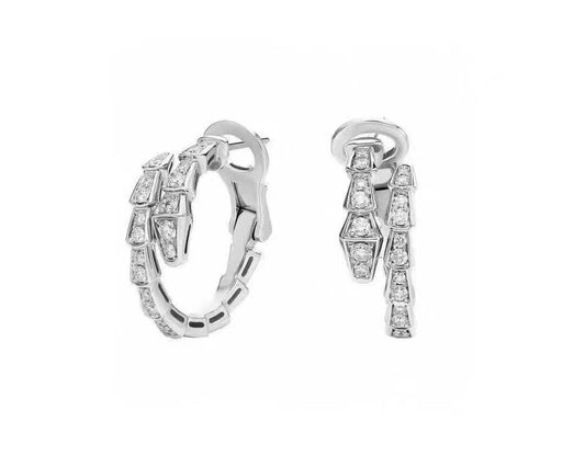 [Aurora]SERPENTI EARRINGS DIAMOND