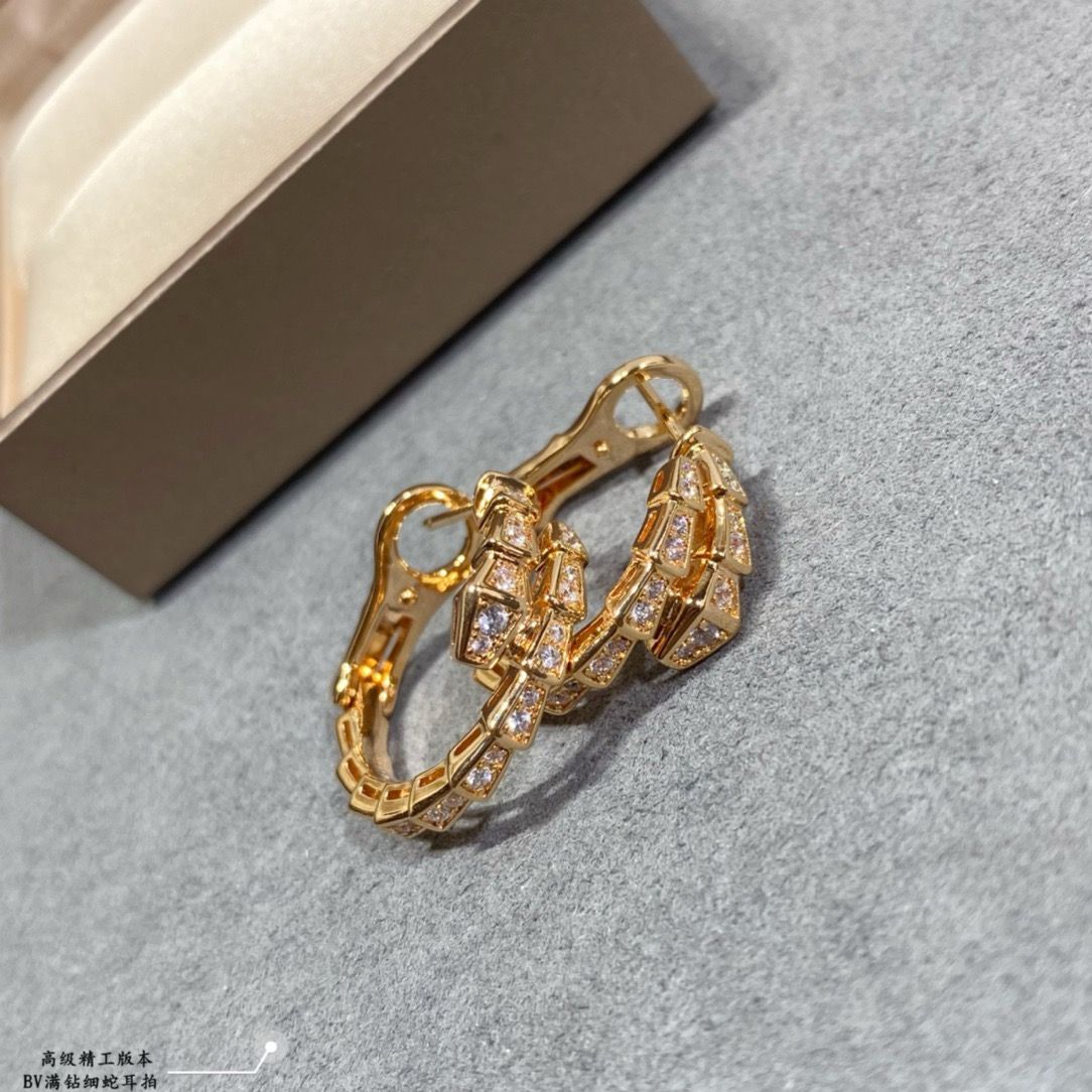 [Aurora]SERPENTI EARRINGS DIAMOND