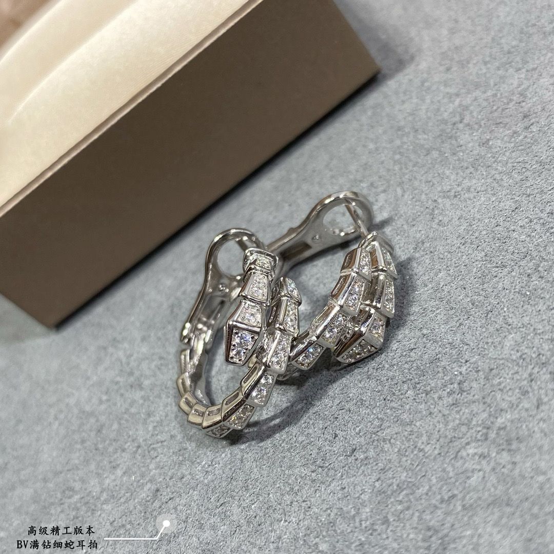 [Aurora]SERPENTI EARRINGS DIAMOND