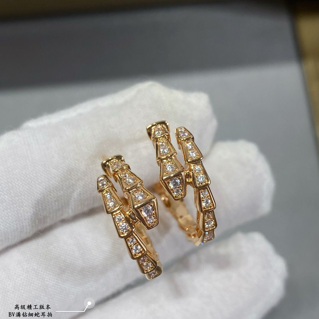 [Aurora]SERPENTI EARRINGS DIAMOND